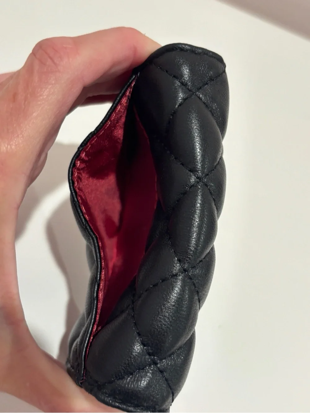Quilted Black Wallet